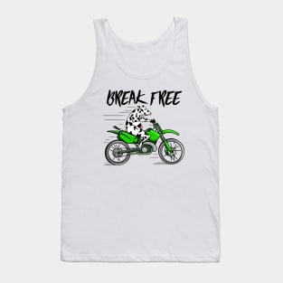 Cow on a motorbike Tank Top